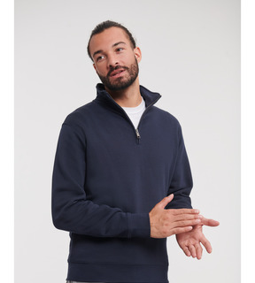 Russell Mens Authentic Quarter Zip Sweat